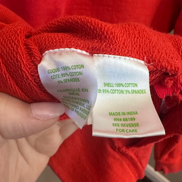 Lily Pulitzer Beach Comber Pullover in Ruby Red - Size Large - Picture 7 of 11